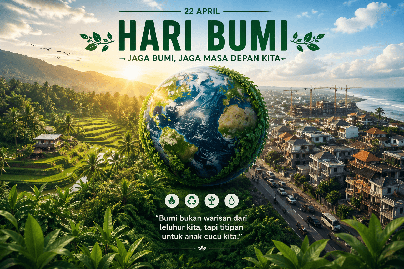 Hari Bumi, Ruang Hijau yang Hilang, dan Masa Depan Pulau Dewata